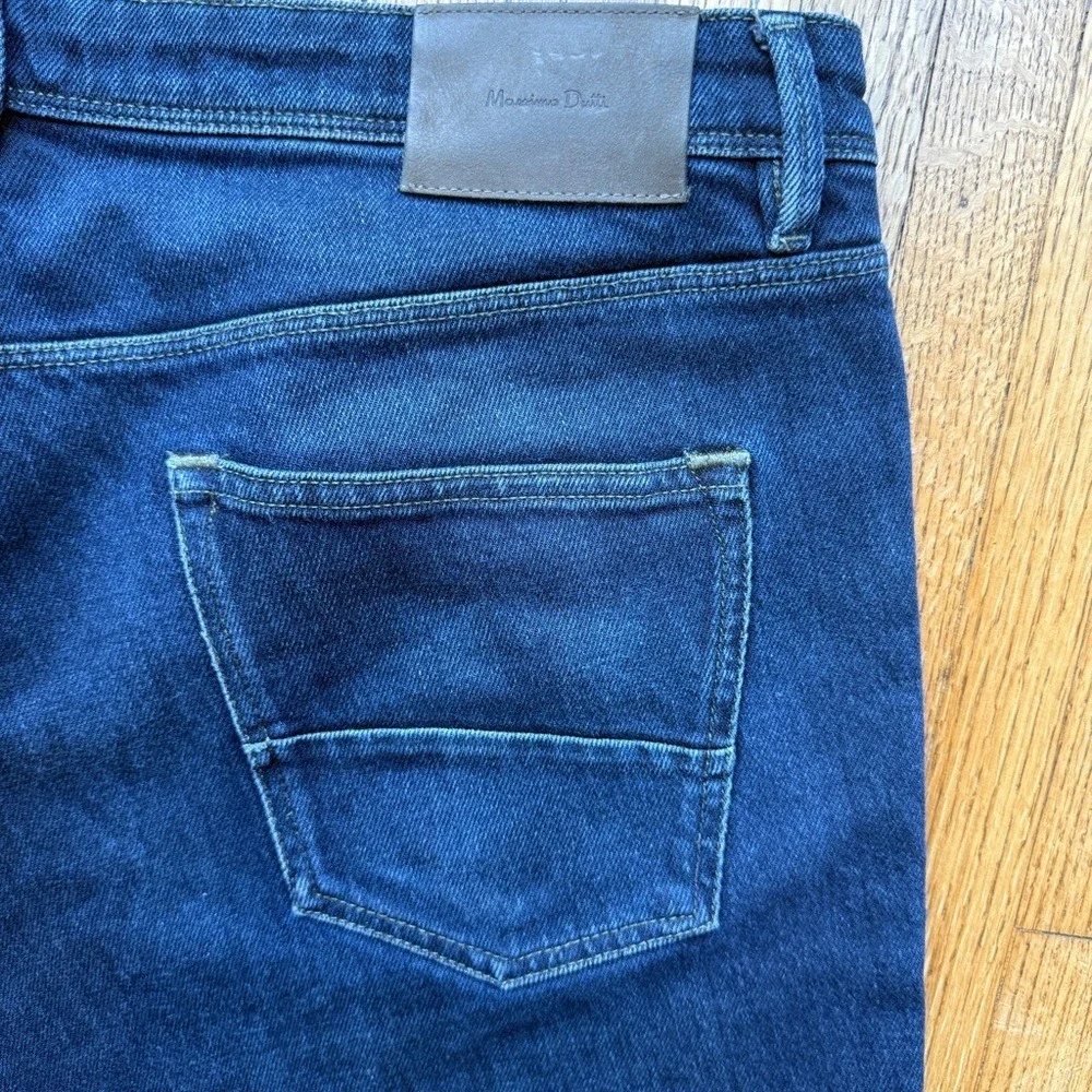Massimo Dutti Men's Blue Jeans TAPERED FIT size us 34